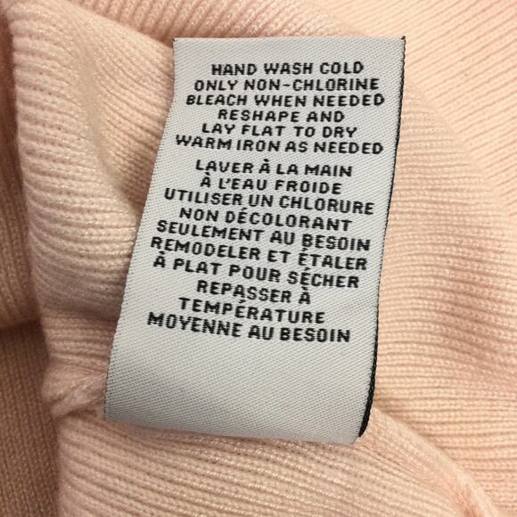 Carmen Marc Valvo Square Neck Sheer Sleeve Lightweight Ribbed Knit Pullover M - Picture 8 of 12